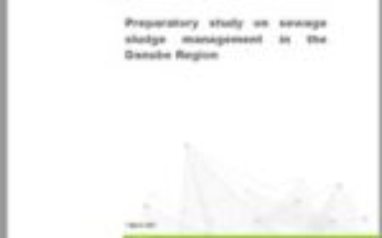 Preparatory study on sewage sludge management in the Danube Region