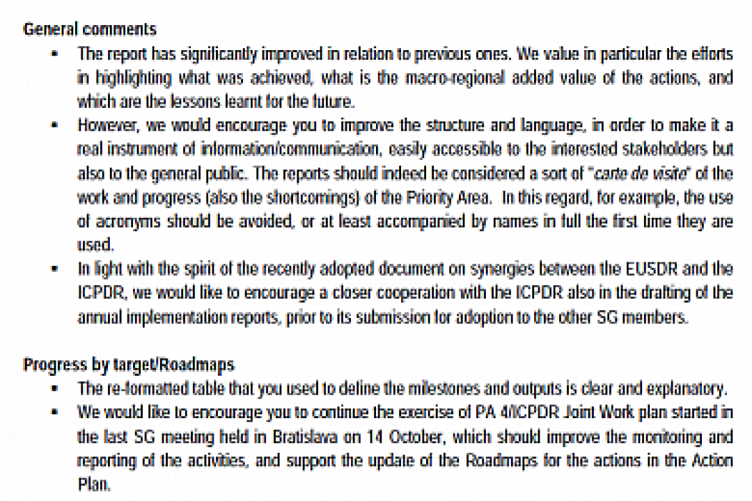 Progress Implementation Report – June 2013-June 2014