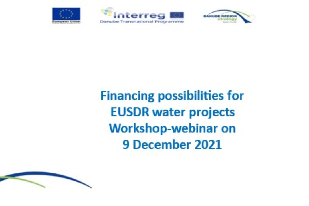 Financing possibilities for EUSDR water projects